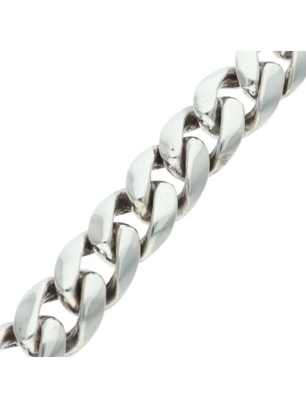 Chrome Hearts ID Floral Crs Cross ID Classic Silver Bracelet